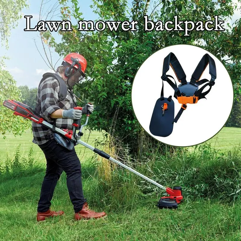 Weedeater Strap Electric Lawn Trimmer Harness Comfort Padded Weedeater Accessories For Garden Maintenance Trimming Professional
