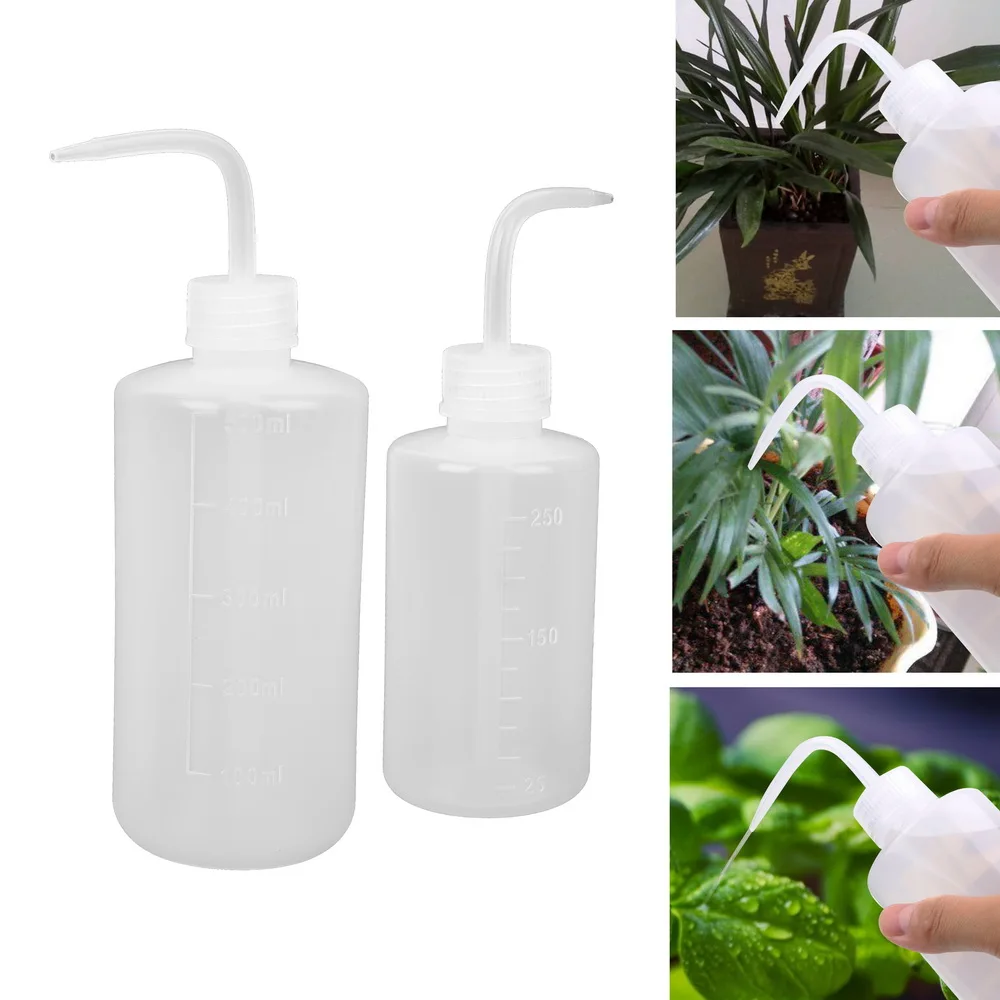 250ML/500ML Ketchup Gravy Cruet Long Nozzle Beak Dropper Squeeze Bottles Kettle Tool Succulents Plant Flower Watering Can