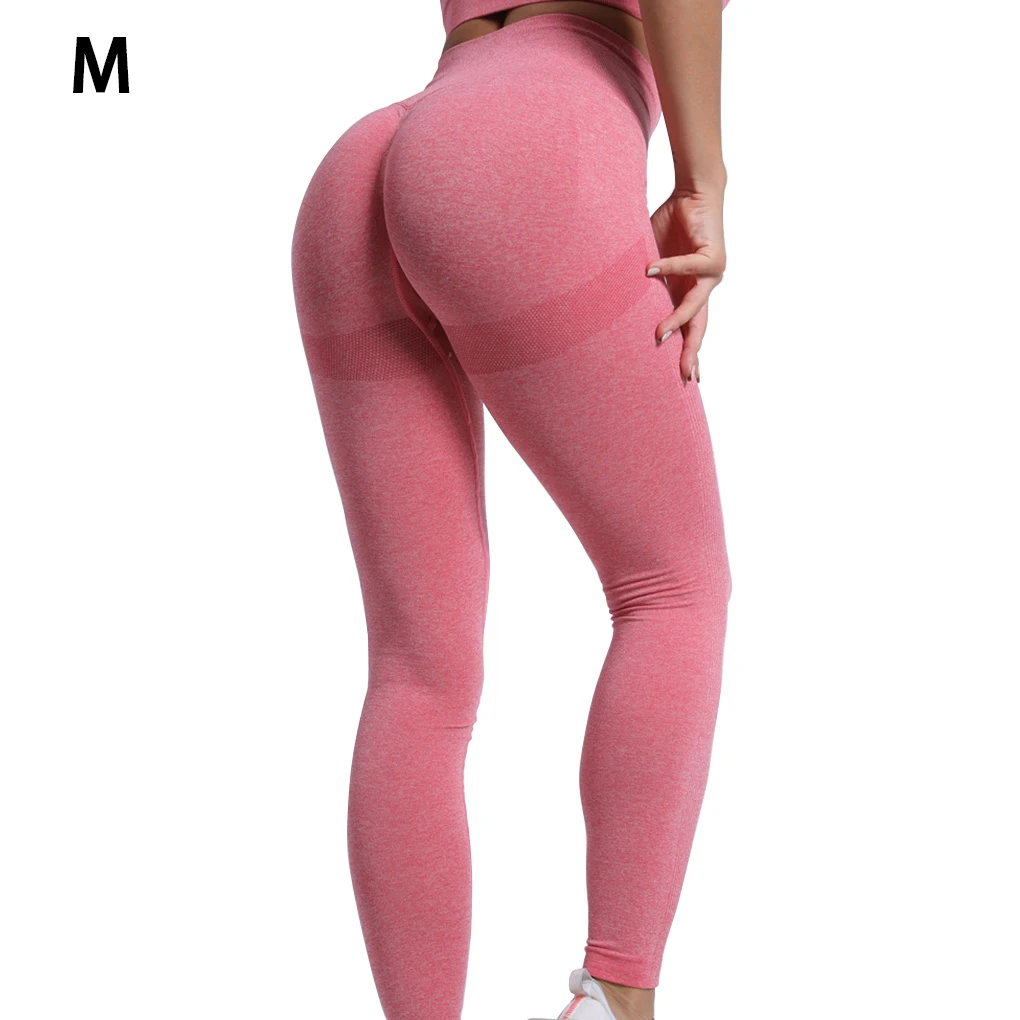 Elastic Yoga Legging High Waist Sports Pant Fitness Women Trouser Cloth L