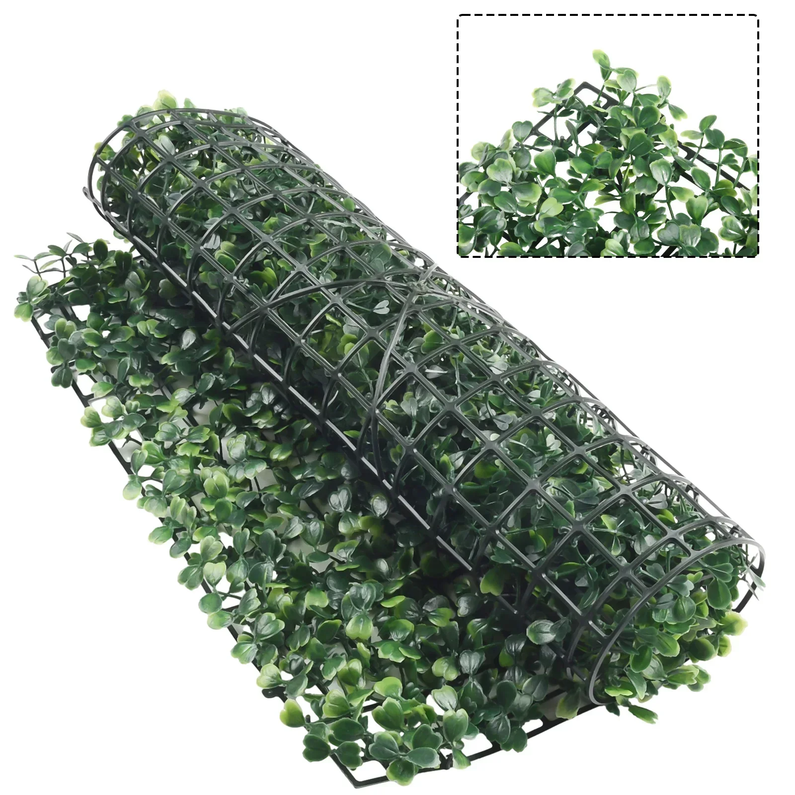 Artificial Plant Walls Foliage Hedge Grass Mat Greenery Panels Fence Simulation Moss Lawn Turf Fake Green Grass Mat 40cm X 60cm