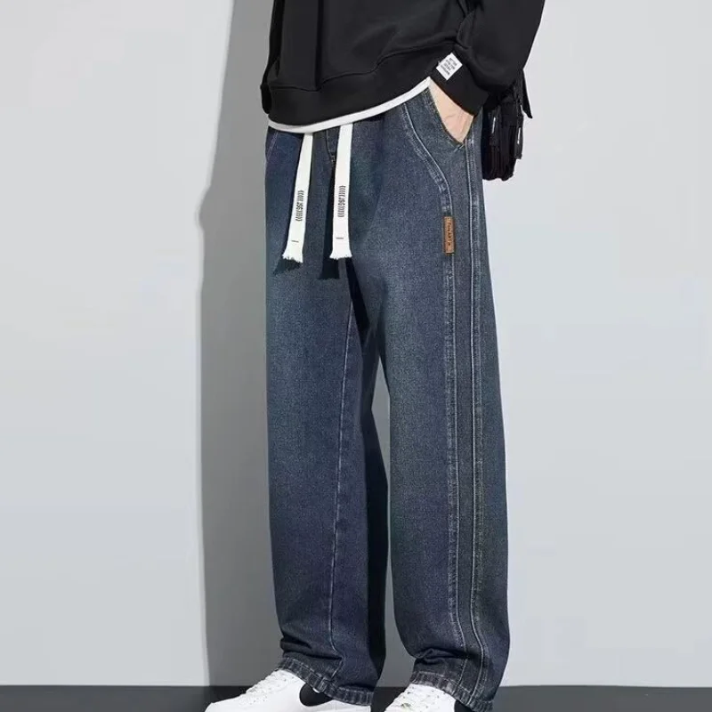 Men's Clothing Winter Pants Pantalones Hombre Denim Streetwear Y2K Clothes Jeans for Man Baggy Jeans Man Jeans Homme Man Jeans