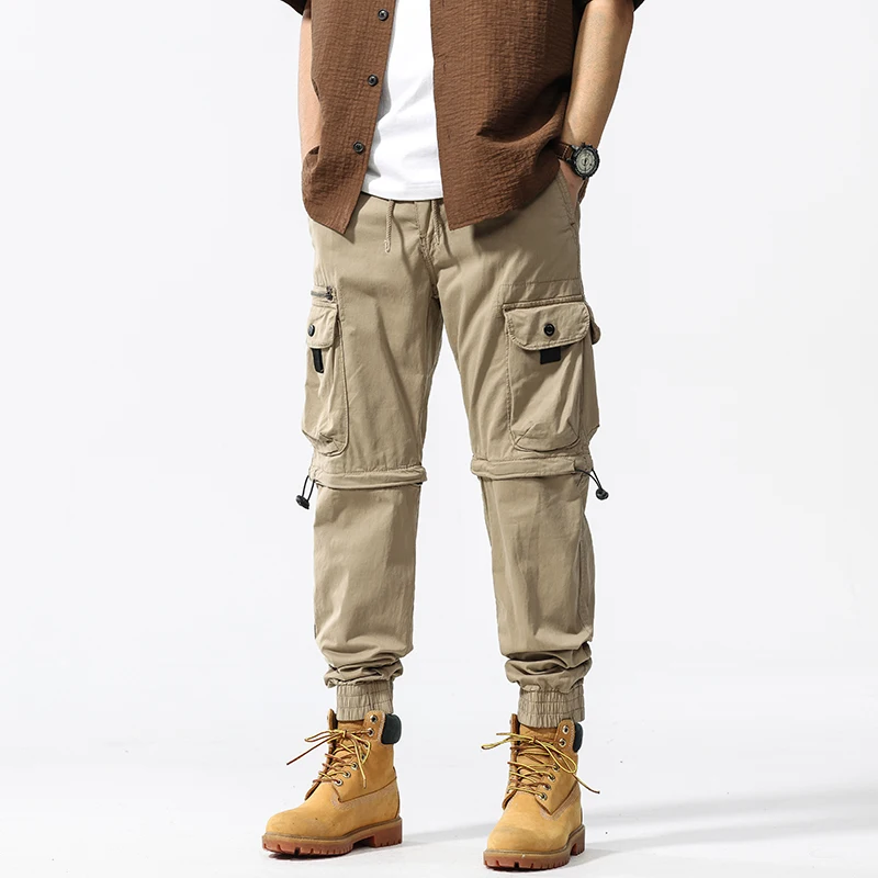 Outdoor Tactical Pants Multi Pocket Workwear Pants Trousers Mens Wear-resistant Jogger Trousers Men's Tactical Overalls Male