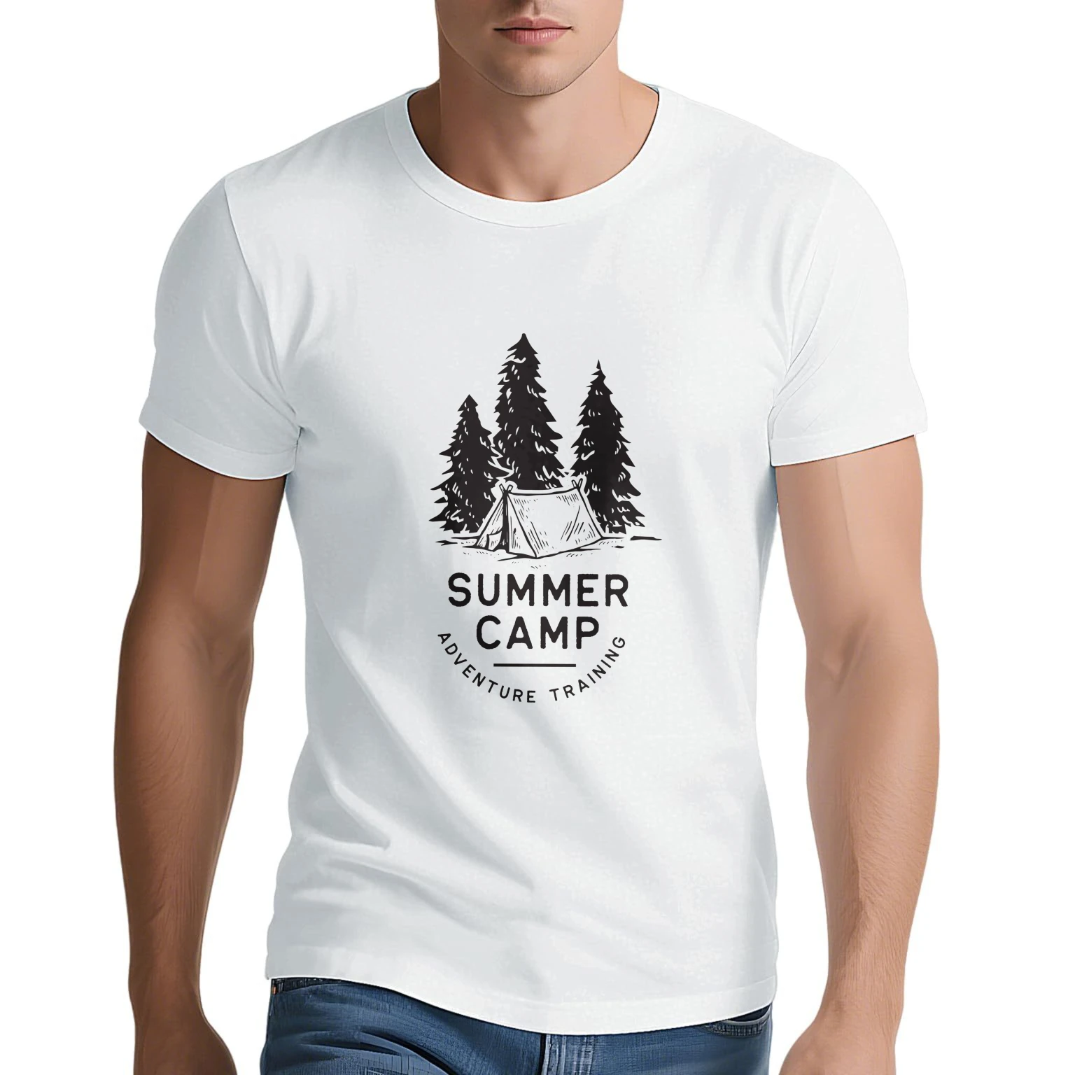 Men's t-shirts 2025 New Men's clothing Y2k tops Men's clothing Basic sports Printed Solid color Running top Graphic Breathable