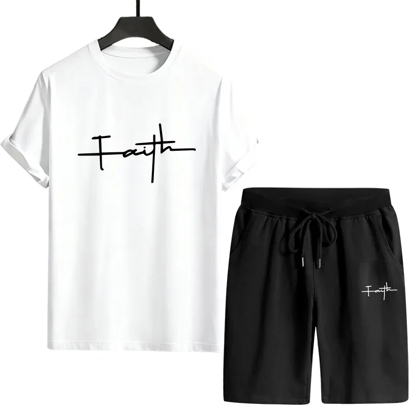 Casual Quality 2026 Single Piece Versatile Shorts-sleeved T-shirt and Sports Short Daily Men's Tracksuit Summer Outdoors Jogging