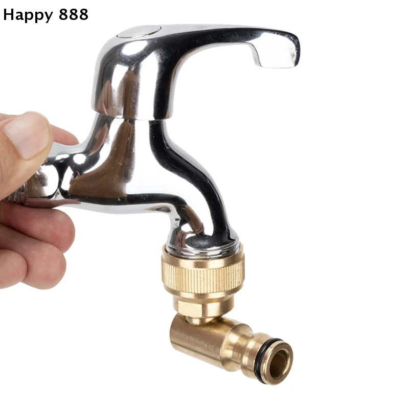 Quick-connect Swivel Elbow For Garden Hose Reels — Fits Hoselock Plugs And Outdoor Faucets (3/4" BSP Female)