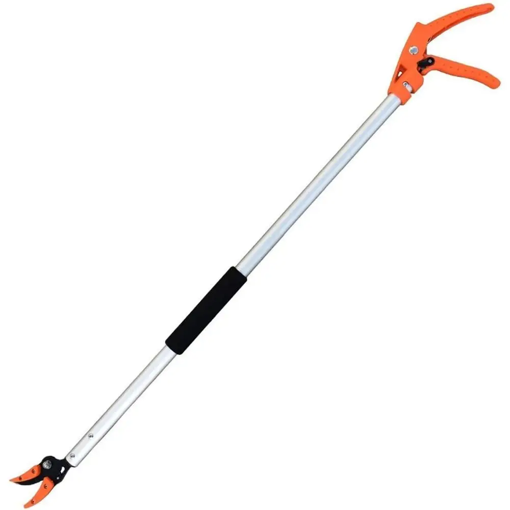 Extendable Pruning Shears 0.6-2M, Long-Reach Garden Tool, 1/2 Cut, Fruit Picker, Tree Trimmer