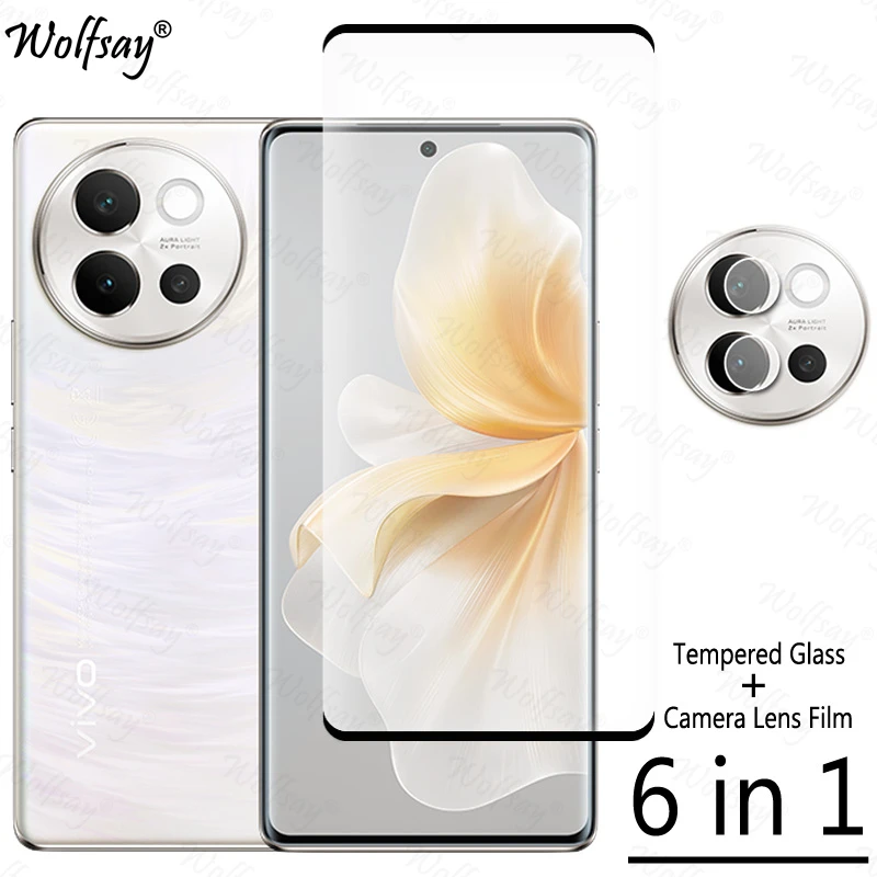 Full Cover Tempered Glass For Vivo V40 Lite 5G Screen Protector Vivo V40 V 40 Lite 5G Camera Glass For Vivo V40 Lite 5G Glass