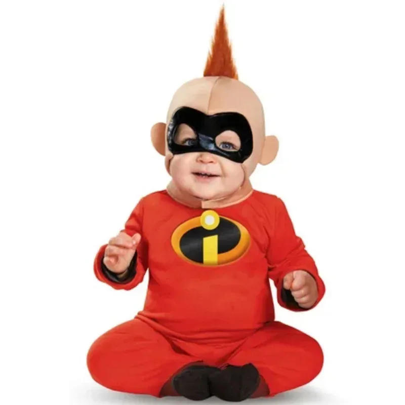 Baby Jack Halloween Mr. Incredible 2 jumpsuit Costume adult toddllers Cosplay H4393s;2'd,5.h;