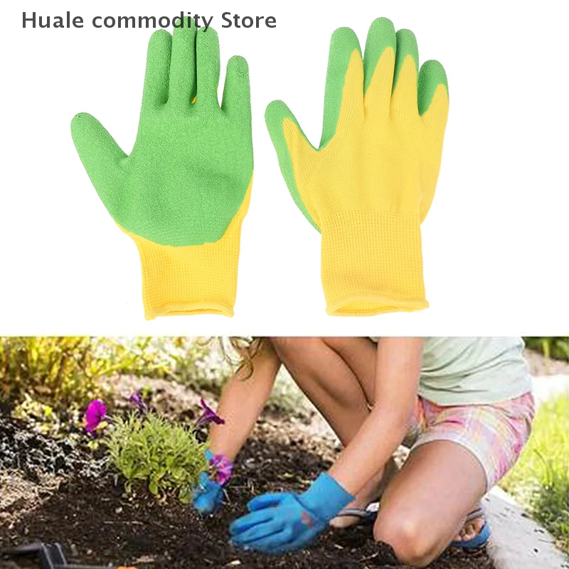 Waterproof Garden Gloves Kids Children Protective Gloves Durable Anti Bite Cut Collect Seashells Protector Planting Work Gadget