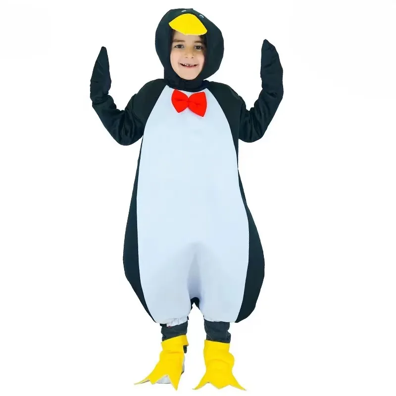 Baby Halloween Costume For Kids Penguin Play Costume Animal Cosplay Clothing For Birthday Party Carnival Christmas SizeS-L