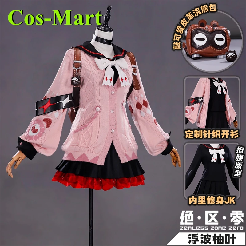 Cos-Mart Game Zenless Zone Zero Ukinami Yuzuha Cosplay Costume Raccoon Girl Women's Clothing Hallowmas Role Play Clothing