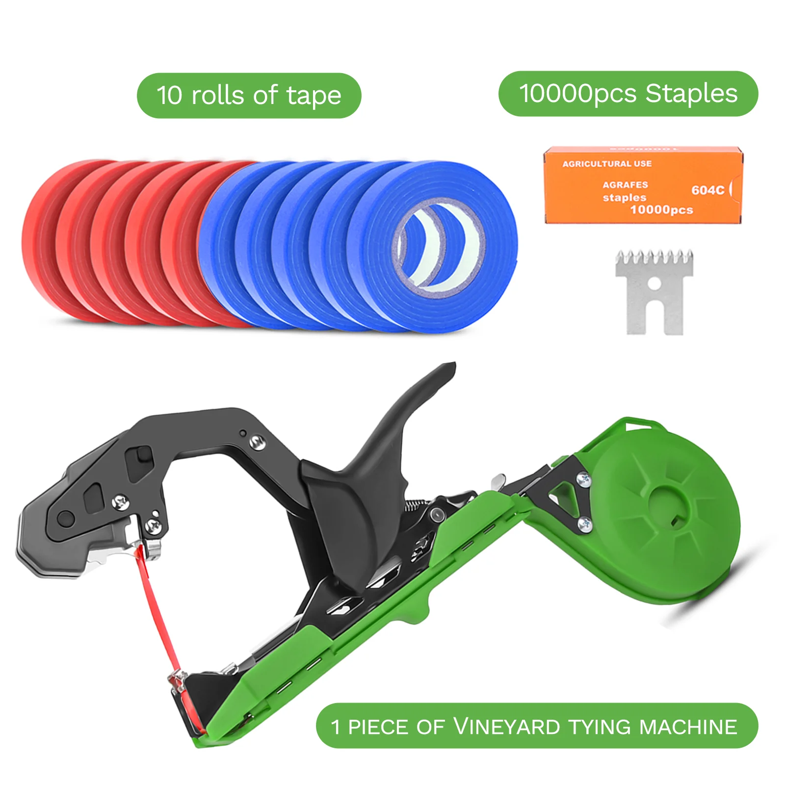 Hand Tying Binding Machine, Garter Plants Plant Branch, Minced Vegetable Tapetool, Tapener Tapes, Home Garden Tools