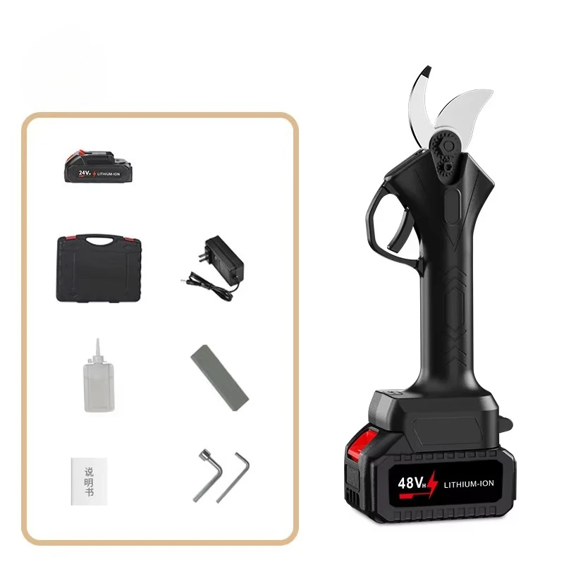 Portable Outdoor Cordless Electric Scissors Battery-Powered Garden Pruning Shears for Fruit Trees Pruning Thick Branches