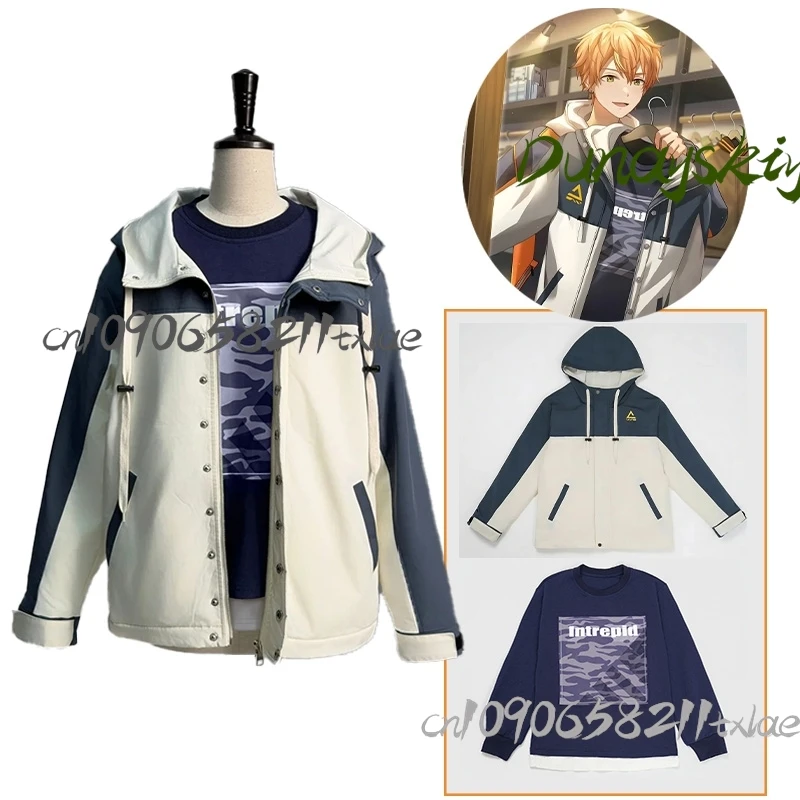 Project Sekai Game Newly Shinonome Akito Women Men Cosplay Costume Coat Jacket Hoodie Daily Carnival Halloween Cosplay