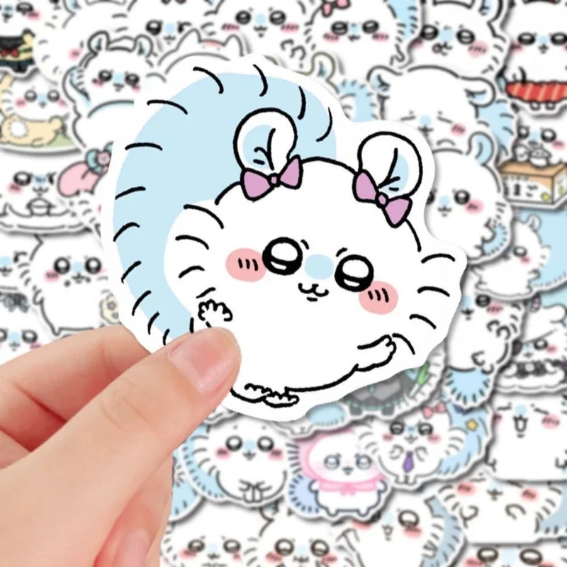 Chiikawa Momonga 108 Photos Cartoon Stickers Surrounding Cute Mobile Phone Case Tablet Self-adhesive Decorative Stickers Kawaii