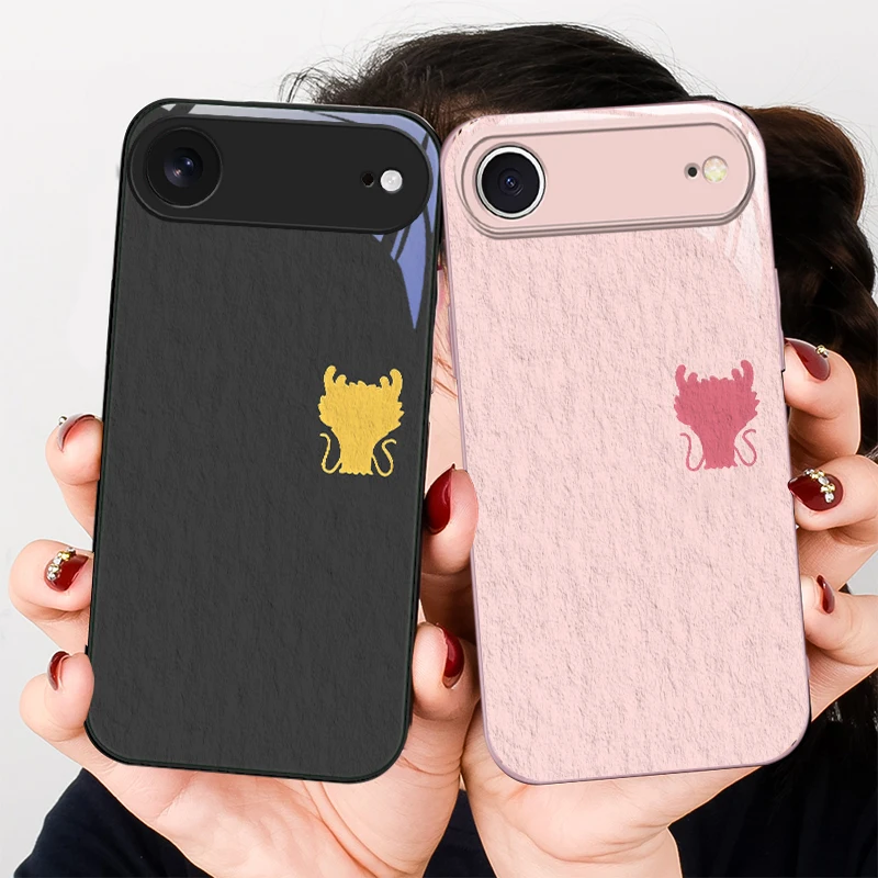 A sleek deep blue faucet For iPhone 17 Air 16 E 15 14 13 Plus 12 mini 17 Pro Max 11Pro XR Xs 7 8 11 Tempered Glass Phone Case