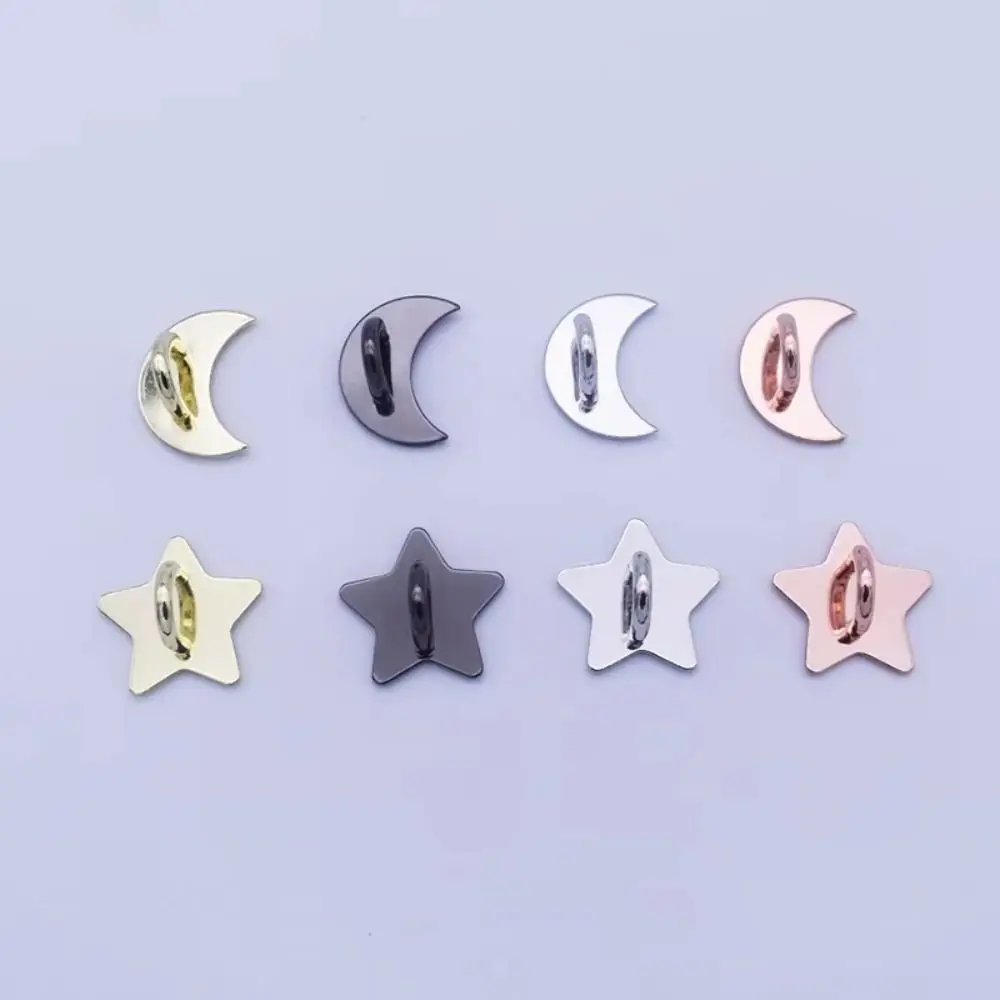 Starry Sky Stars Moon Phone Charm Holder Stand Silver Gold Phone Case Finger Ring 2.5cm Metal Phone Hook Buckle Women Girls