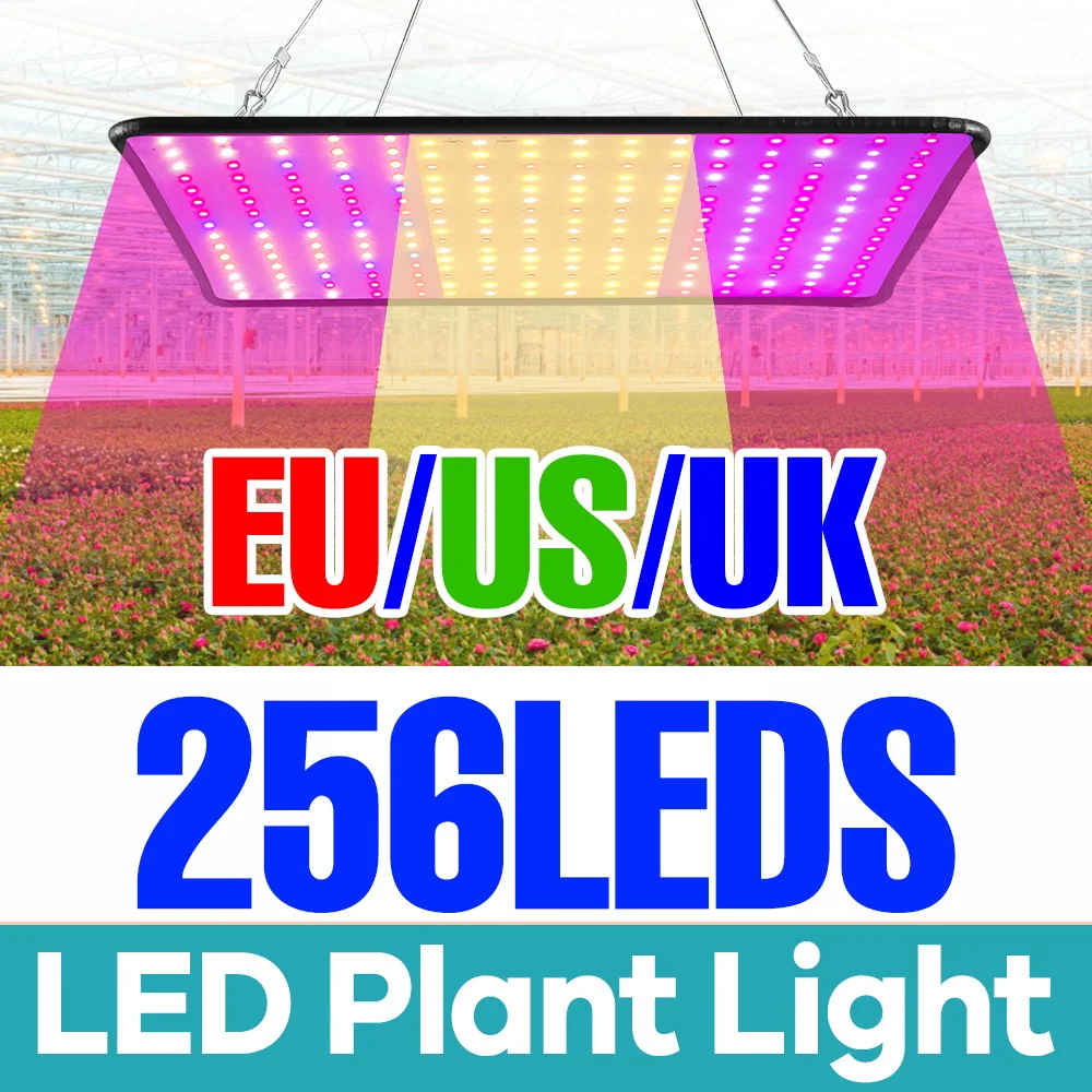 Plant Grow Light LED Full Spectrum Quantum Board Red Blue UV IR Seeds Growth Lamp 220V/110V Fruit Potting Cultivation Lighting