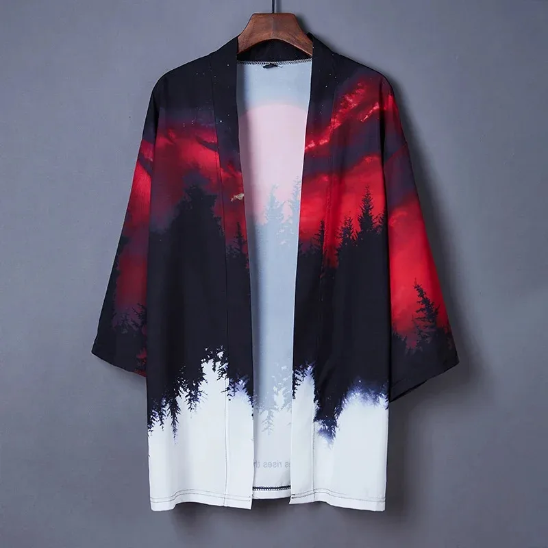Anime Cosplay Japanese Cardigan Asian Yukata Women Harajuku Tops Jpanese Traditional Orient Ethnic Kimono Male Samurai Cos 72th