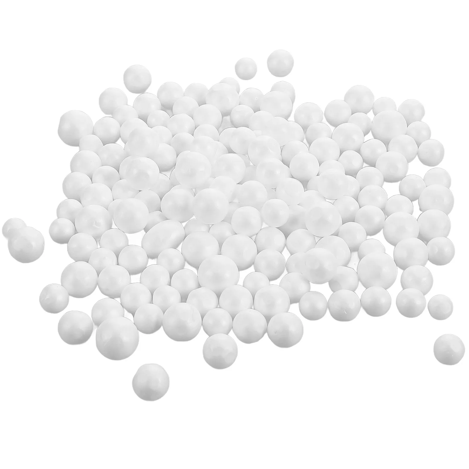 2 Bags Craft Foam Beads Lightweight Filling Material for DIY Pillows Cushions Vase Filler Decor Elements Mini Ball