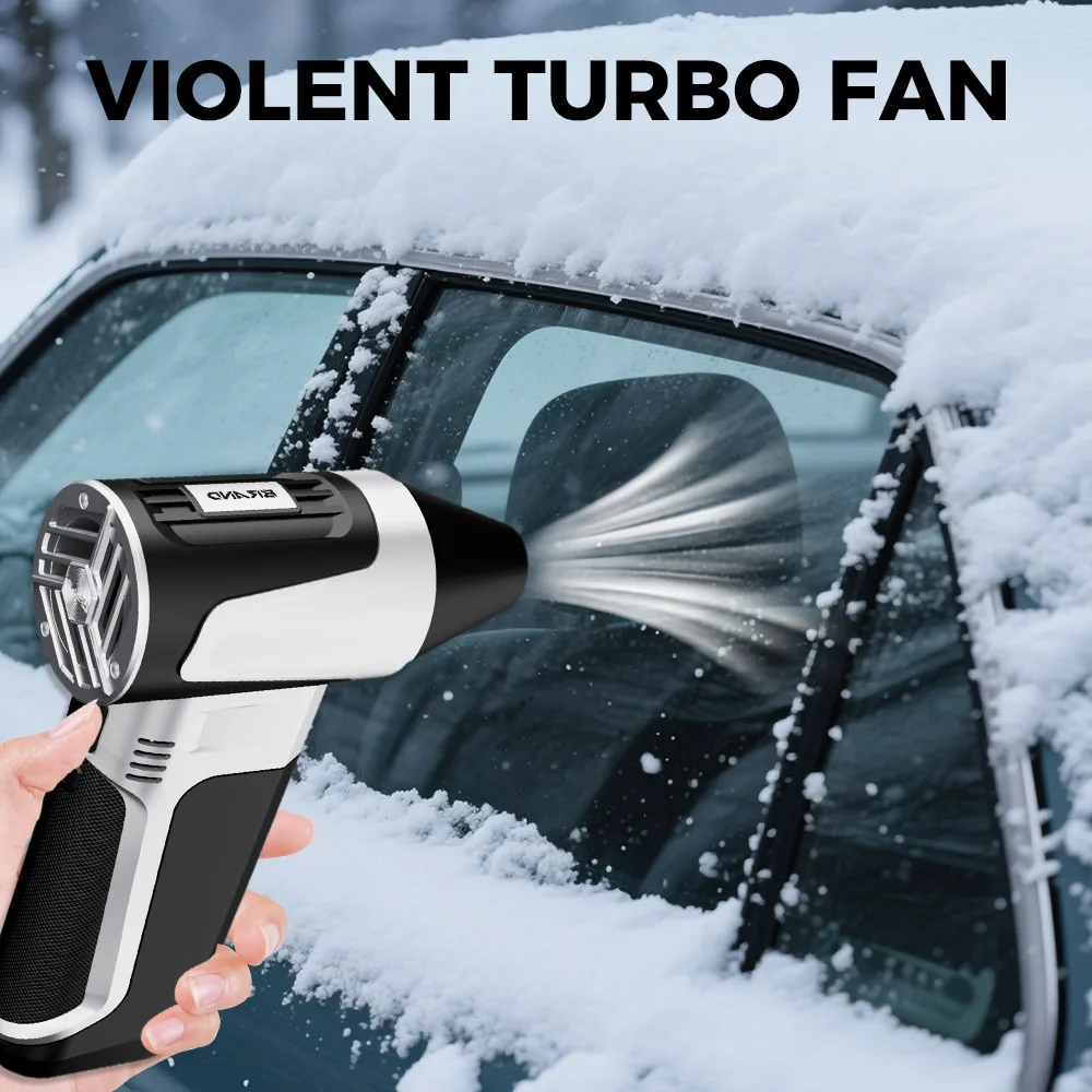 For Car RV Truck Trailer Turbo Fan Jet Blowing Snower Cleaning ToolsElectric Air Duster Portable Multifunctional Accessories