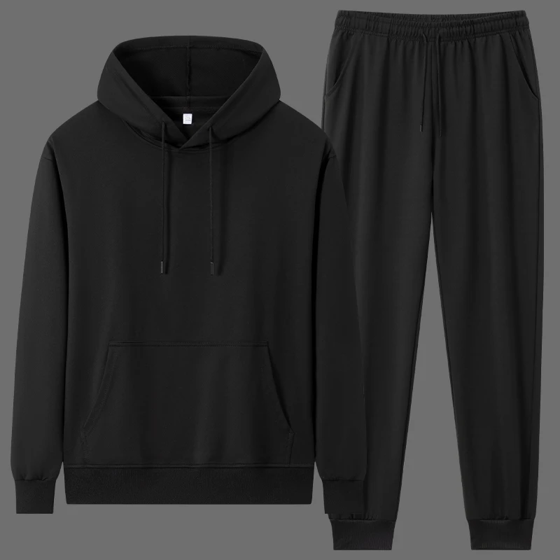 Spring and Autumn Comfort Fashion Multi Functional Running Leisure Set Outdoor Commuting Sports Fashion Handsome Hoodie Set