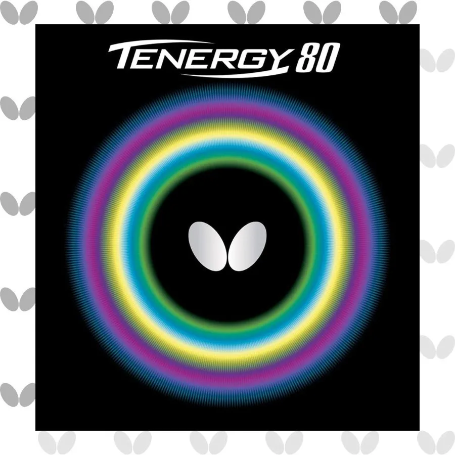 Tenergy 80 Table Tennis Rubber 1.7 mm 1.9 mm or 2.1 mm Red or Black 1 Inverted Professional Table Tennis Rubber Sheet