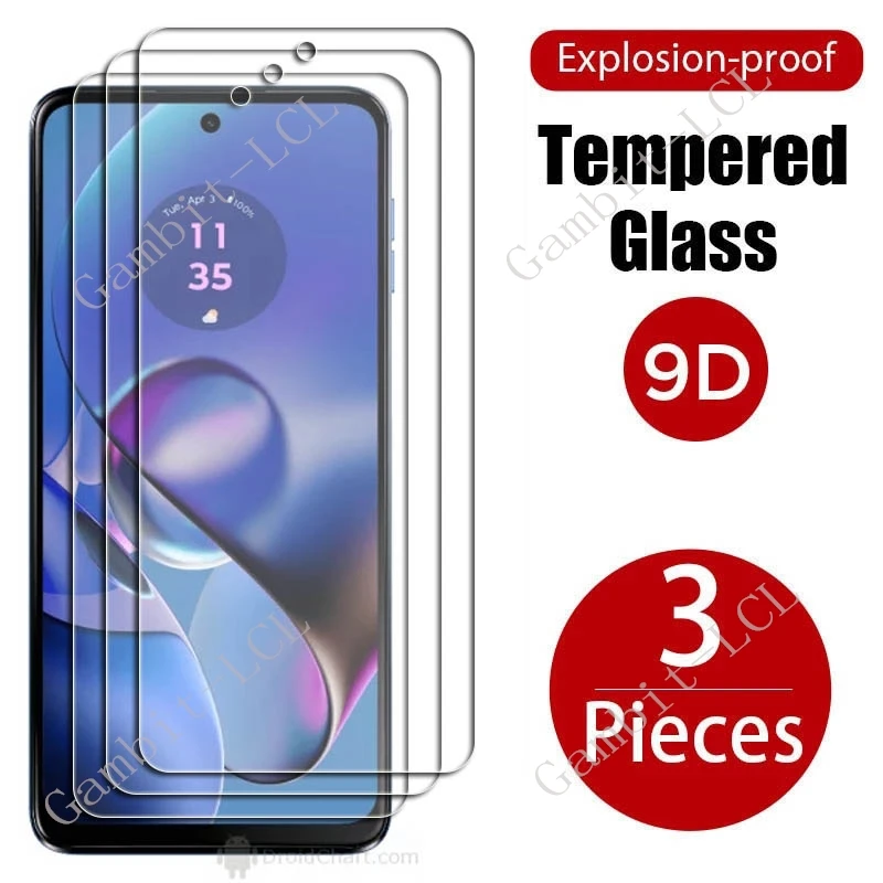 3PCS For Motorola Moto G52 G62 G72 G82 5G Defy 2021 Edge 20 Fusion lite E20 E30 E40 E6i Screen Protector Tempered Glass Film