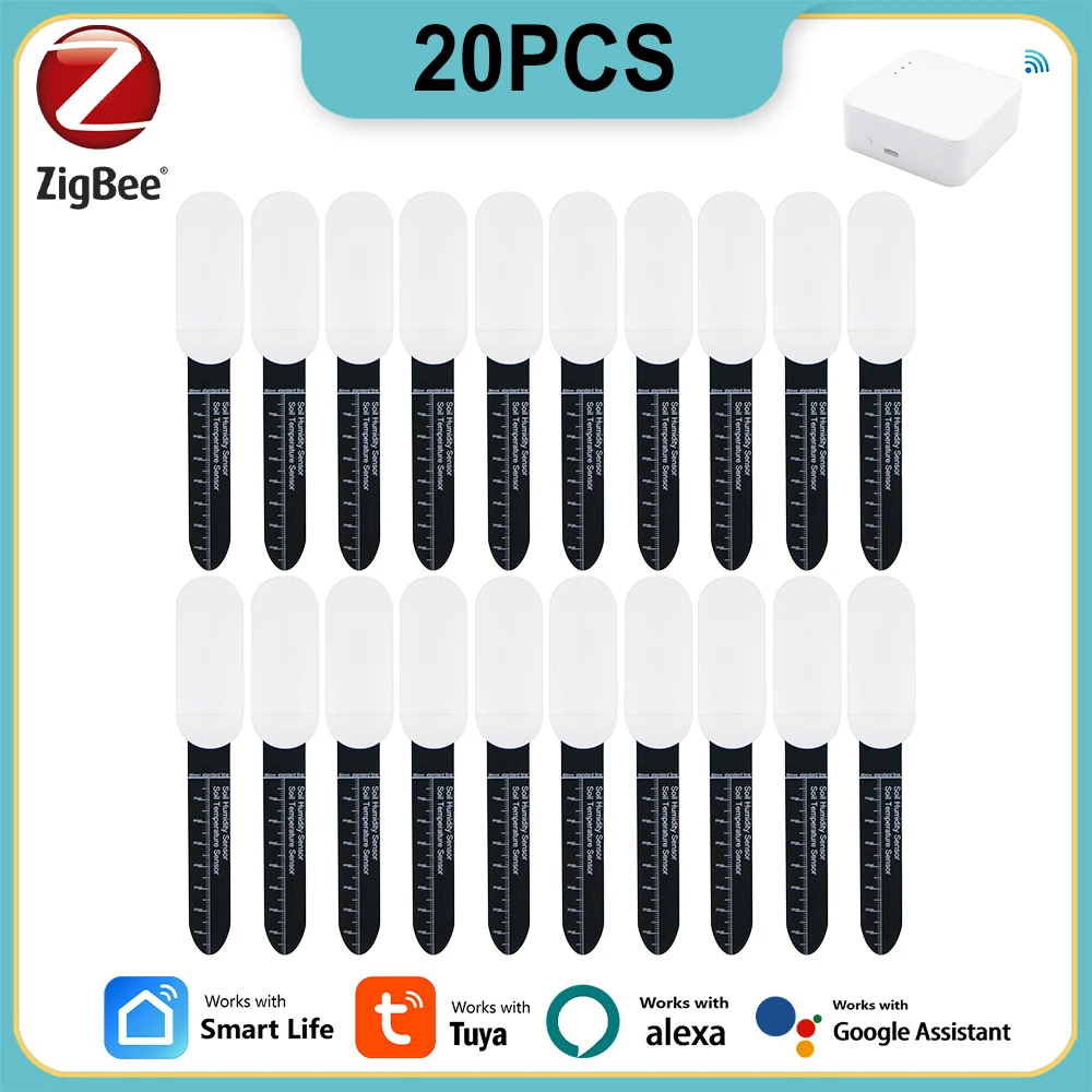 ZIGBEE Tuya WIFI Smart Flower Flora Monitor Garden Care Plant Grass Soil Water Fertility Tester Sensor Gardening Detector Alexa