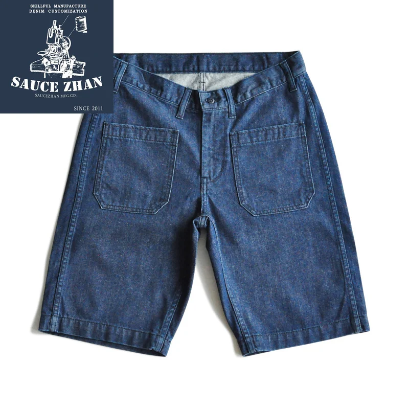 SauceZhan 207XX Navy Jeans Reetched Summer Denim Jeans Summe Jeans Men Men's jeans man pants jeans Men's jeans brand