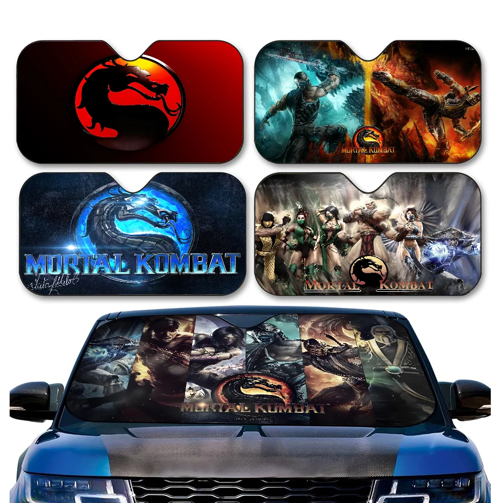 Mortal Kombat Character Car Windshield Foldable Sun Shade Cover Block Reflector Portable Breathable Anti UV Protector Screen