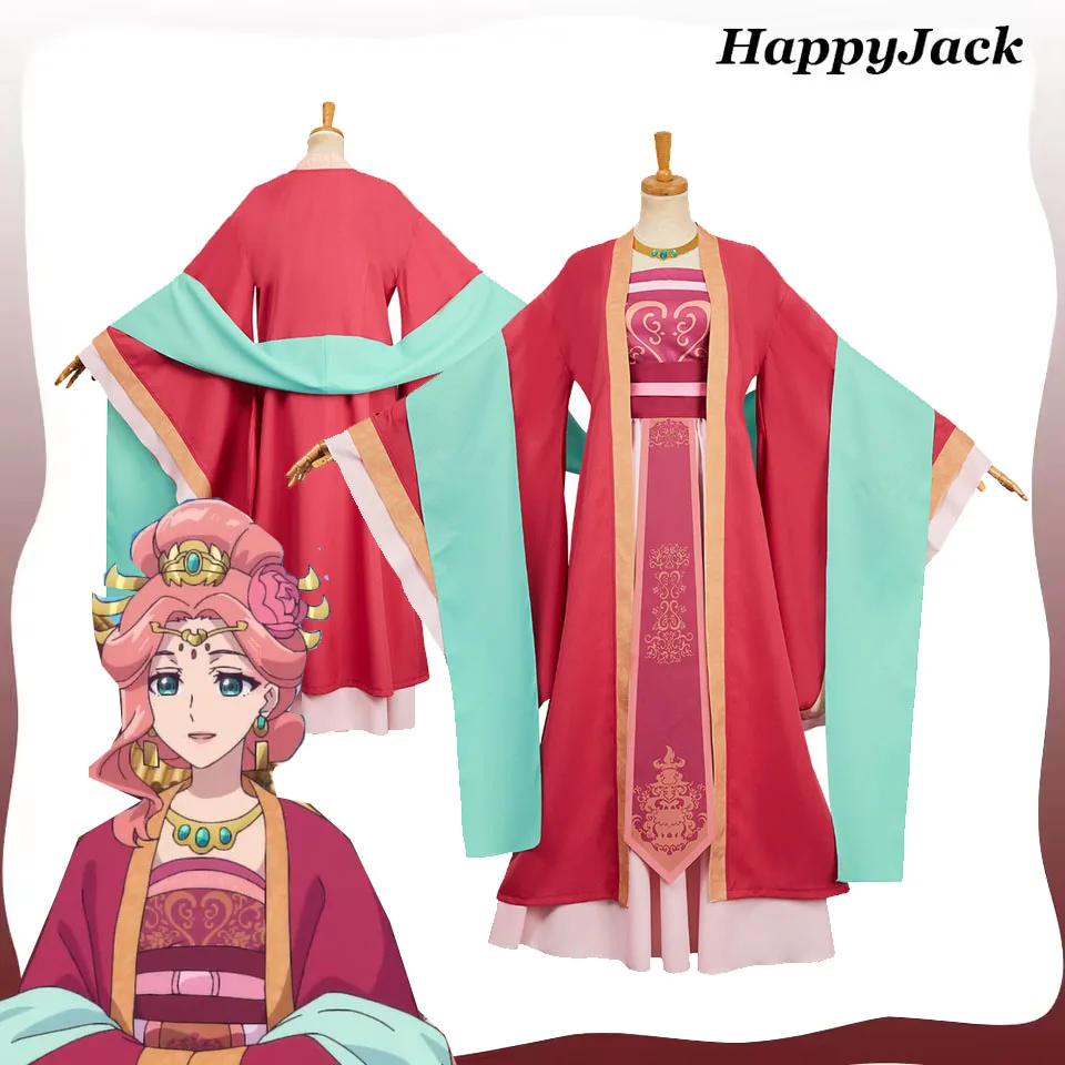 Gyokuyou Cosplay Costume Anime Apothecary Diary Fantasy Disguise Adult Women Girls Clothing Earrings Necklace Kimono Outfits