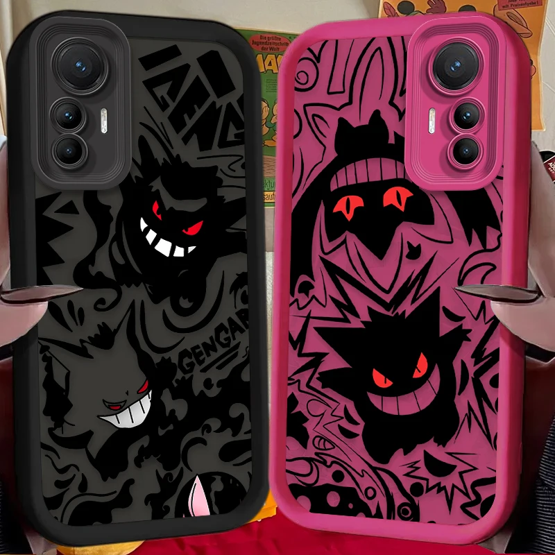 P-Pokemon Gengar Phone Case for Xiaomi Mi 15 Ultra 14 13 12 12S 12X 11 Lite 5G NE 13T 12T 11T 14T Pro Silicone Shockproof Cover