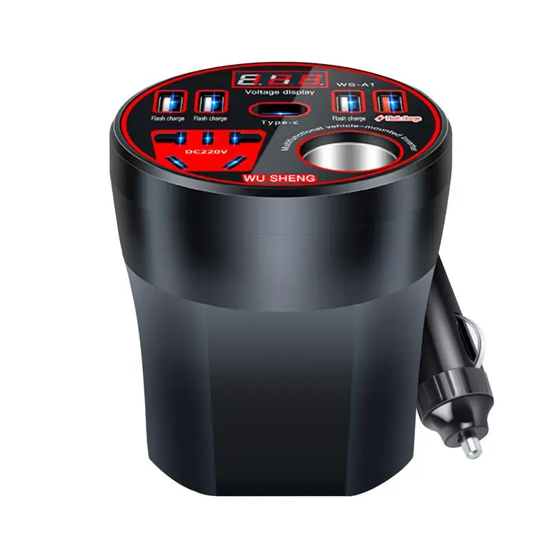 Car Charger Adapter Fast Charging Fast Charging USB Car Charger Adapter Versatile Automotive Travel Power Inverter For Laptops