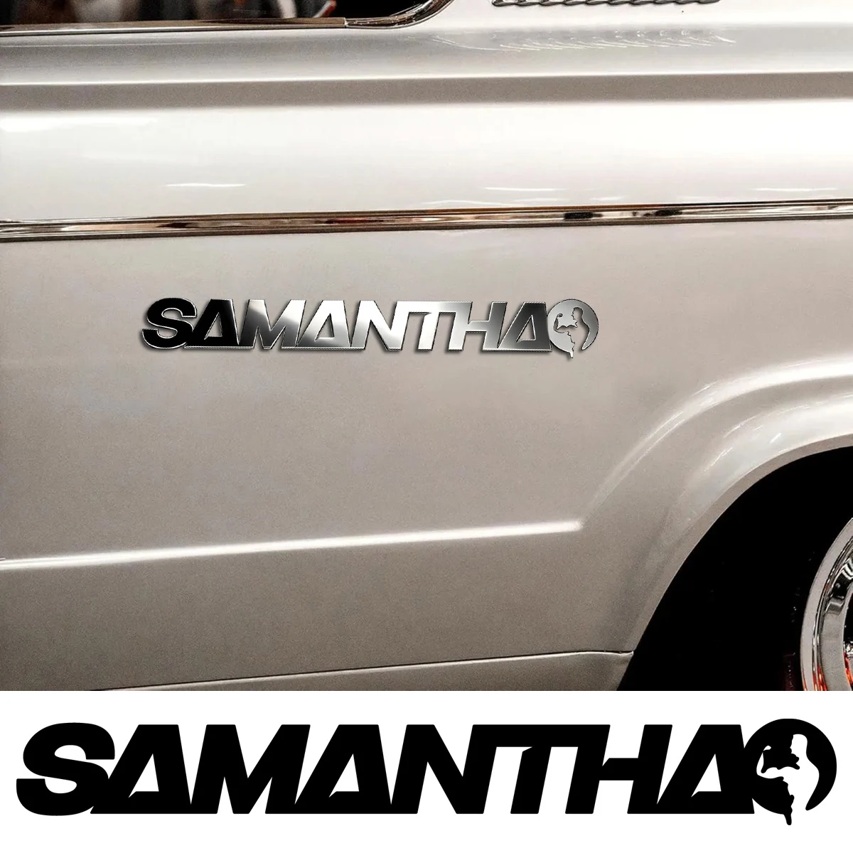 1PC Male Fitness Symbol Identification Car Sticker Metal 3D Auto Car Trunk Racing Custom Logo Badge Sticker Auto Accessories