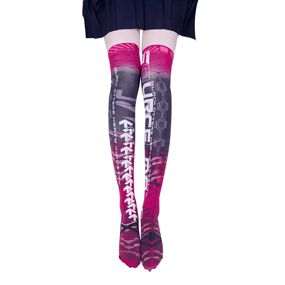 Anime Game Robot AI Mech Stockings Punk Cyber Machine Knee Socks Cosplay Costumes Sexy Thigh-high Stockings Girls Underwear