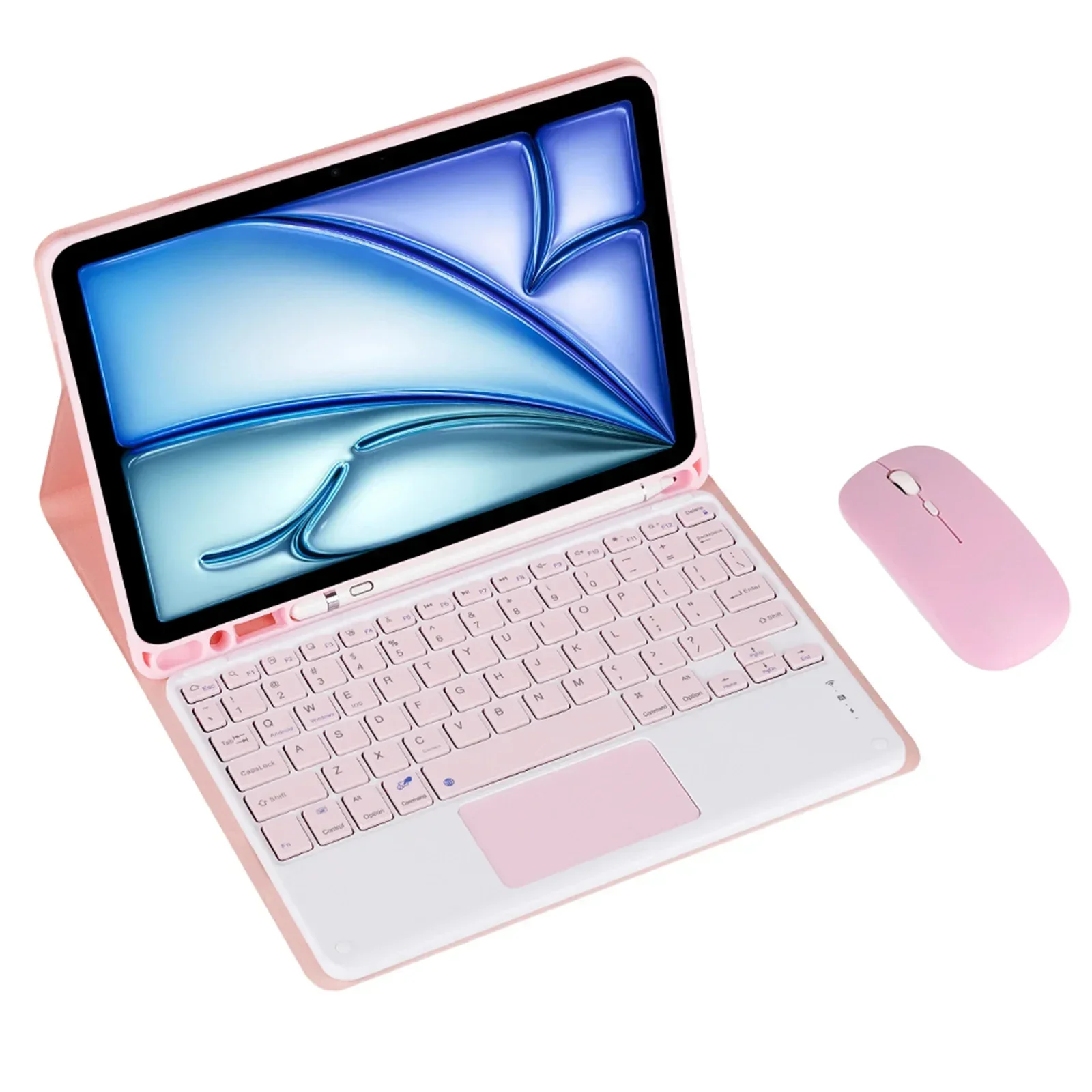Keyboard Case & Mouse for Xiaomi Redmi Pad 2 10.95inch Tablet Detachable Wireless Keyboard Cover with Built-in Pen Holder