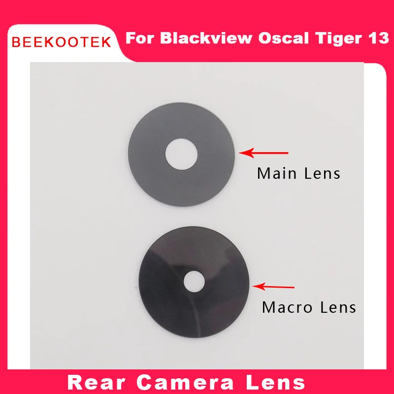 New Original Blackview Oscal Tiger 13 Rear Main Camera Lens Macro Camera Lens Glass Cover For Blackview Shark 9 Smart Phone