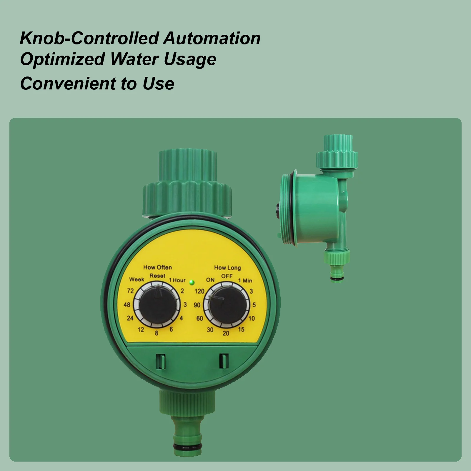 Water Timer For Garden Hose Outdoor Sprinkler Timing Tool Jam Proof Precision Watering Timer For Lawn Greenhouse Backyard