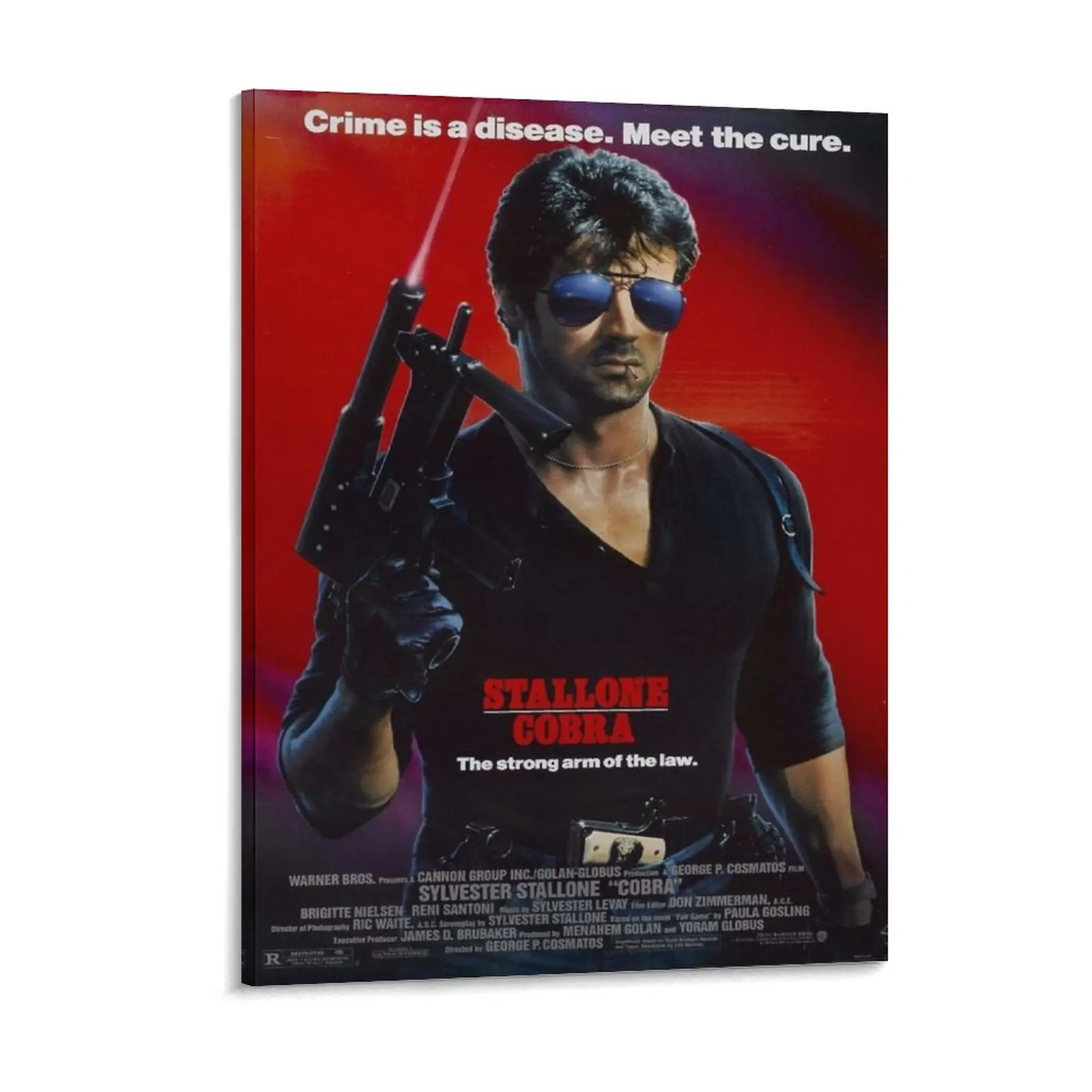 Cobra Movie Canvas Painting Wall Mural Cinema Decoration Wall Decor Framed Wall Painting