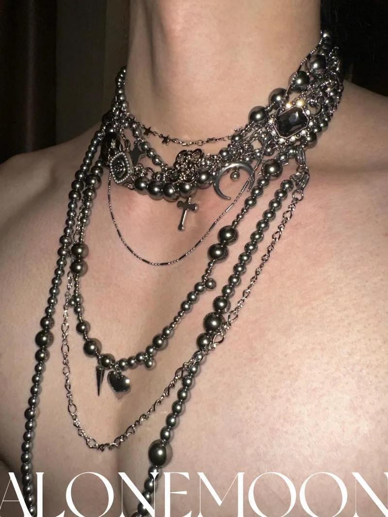 Original Heavy Industry Titanium Steel Body Chain Jeans Body Clothing Accessories Necklace Same Style for Men and Women