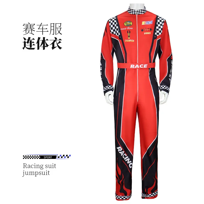 Summer Breathable Models off-road Karting Beach Car Men and Women Children Racing Suit Jumpsuit Fashion Riding Suits 2025 New