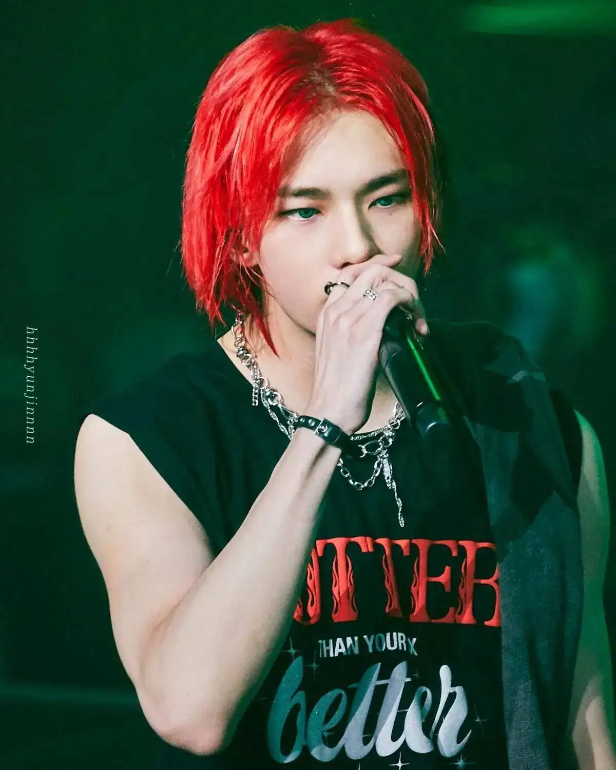 T-pop New Korean Stars Kpop Boy Group Hwang Hyun Jin Costume HwangHyunJin casual loose student short-sleeved t-shirt Gift