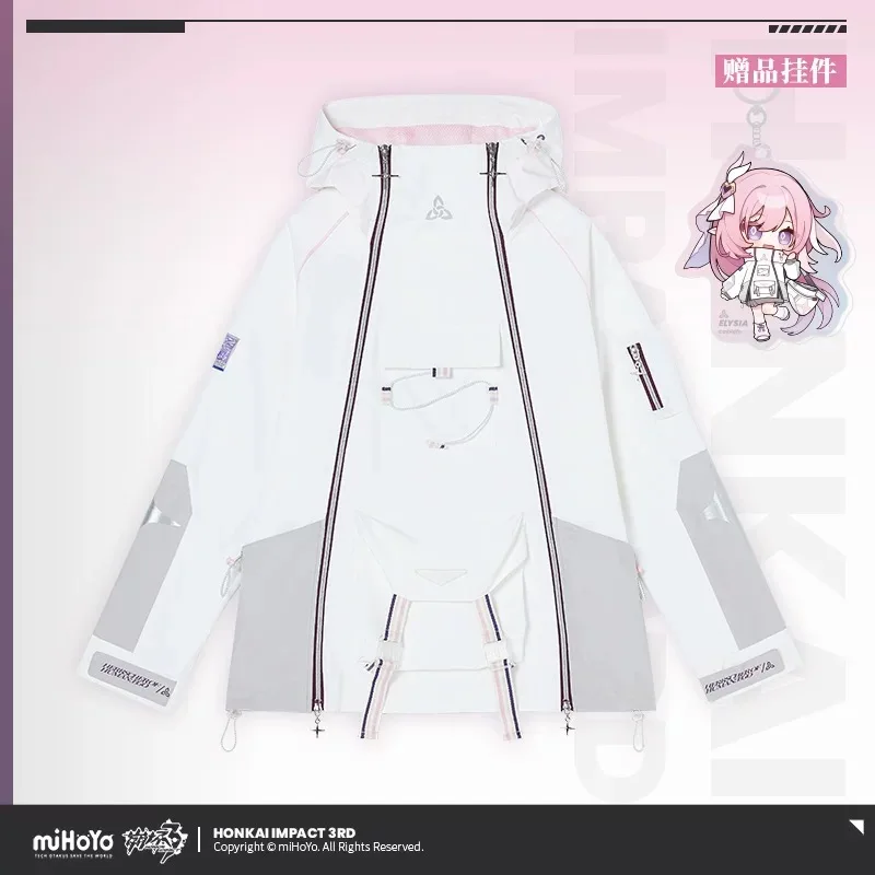 miHoYo Official Honkai Impact 3 Elysia The Law Keeper of Man Series Outerwear Cosplay Gifts Spring and Autumn Clothes Anime