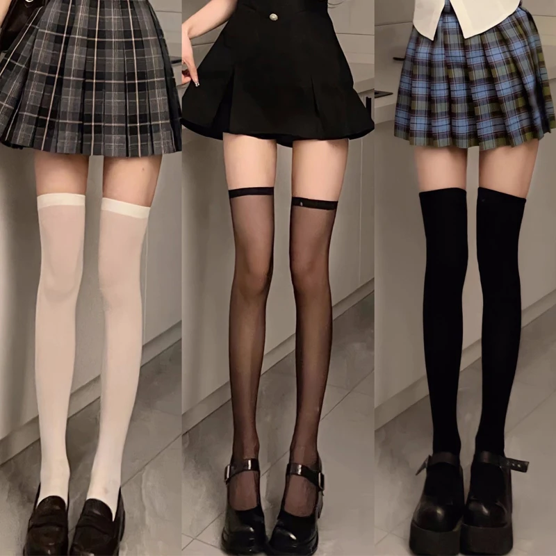 Sexy, tempting, stockings, over-the-knee socks for ladies and girls, thigh-high socks with Lolita b