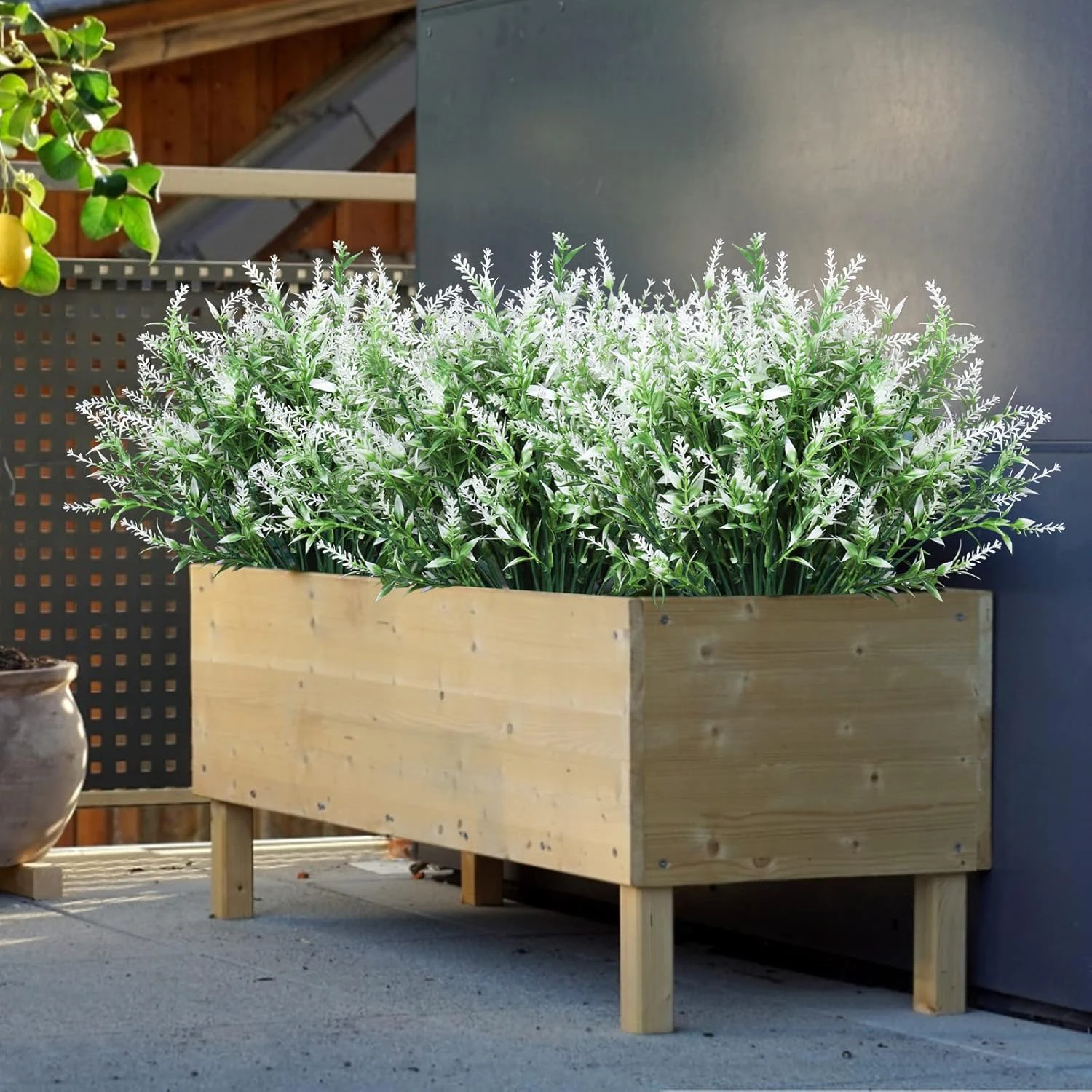 Artificial Flowers Plastic Lavender Fake Plants Grass Wedding Home vase Garden Decor DIY Gifts Photography Props Outdoor Bonsai