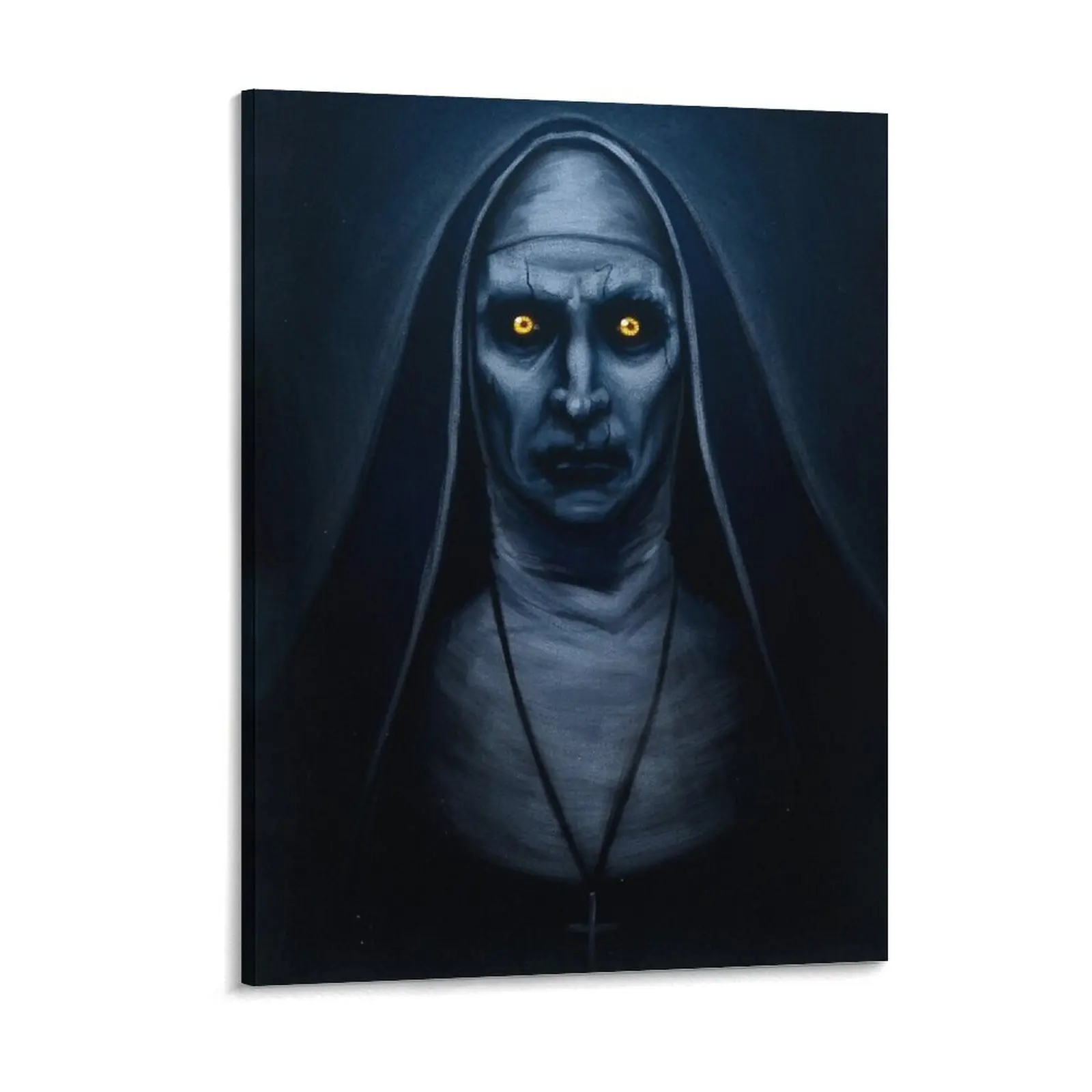 THE conjuring THE nun Annabelle Lorraine and Ed Warren Valak Painting Party Create Designer Wall Decor Framed Wall Paintings
