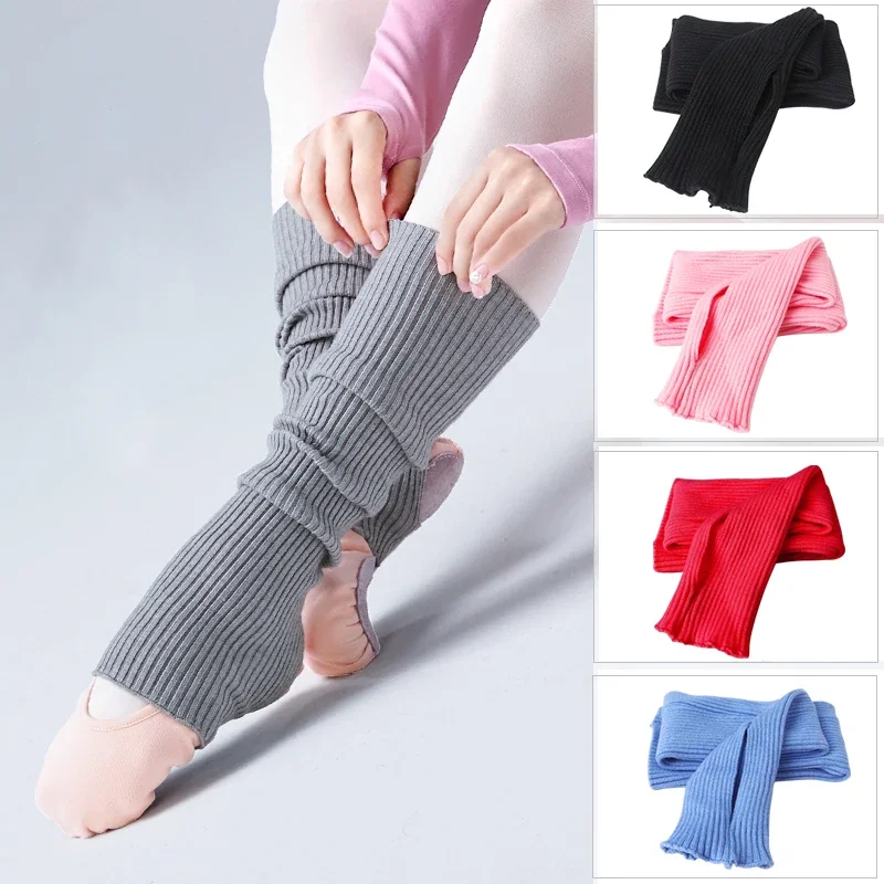 Kids Ballet Leg Warmers, Girls Knitted Over Knee Dance Socks for Winter Practice, Toddler Leggings Thermal Boot Covers