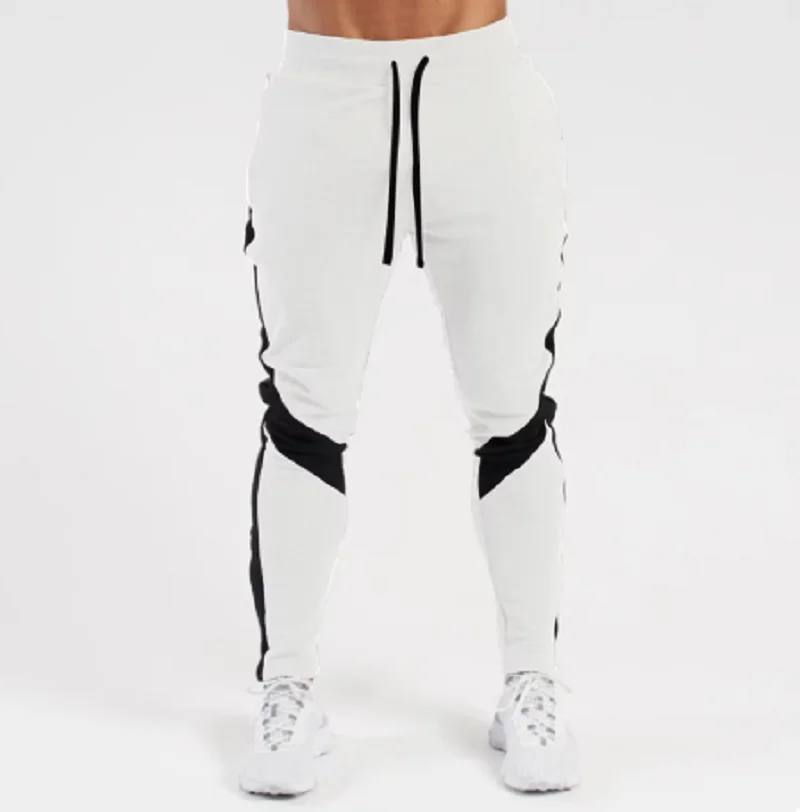 Mens Joggers Casual Pants Fitness Men Sportswear Tracksuit Bottoms Skinny Sweatpants Trousers Black Gyms Jogger Track Pants