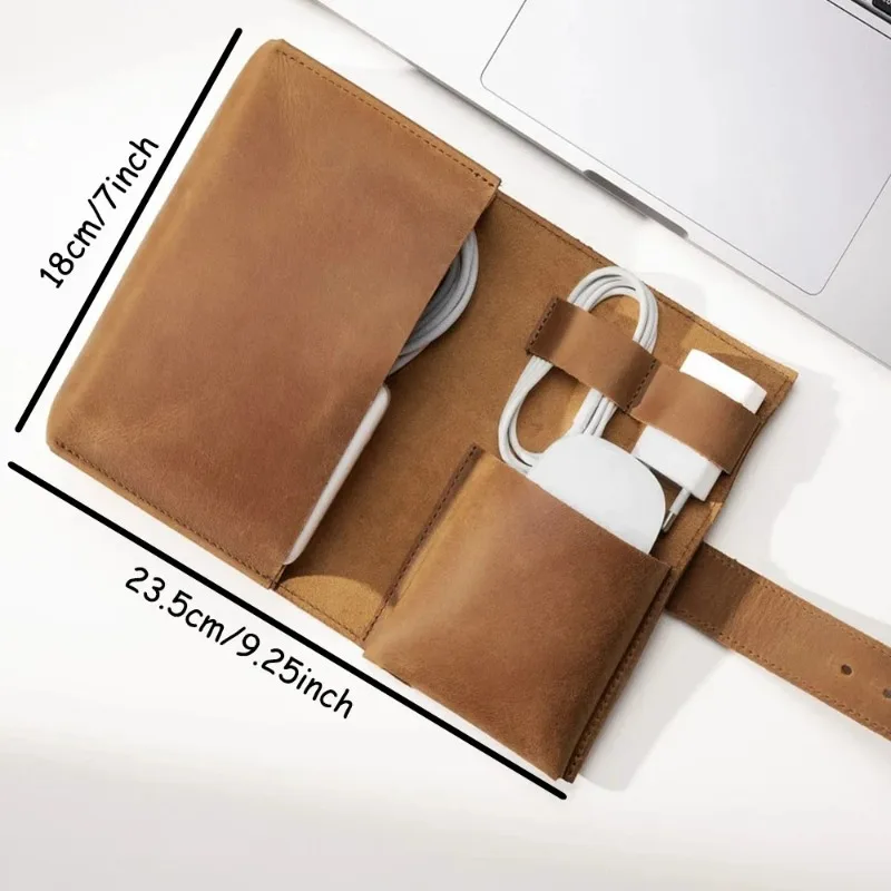 Customized Personalized Mobile Phone Tablet Data Cable Storage Bag Portable Travel Camping Outdoor Power Bank Protective Cover